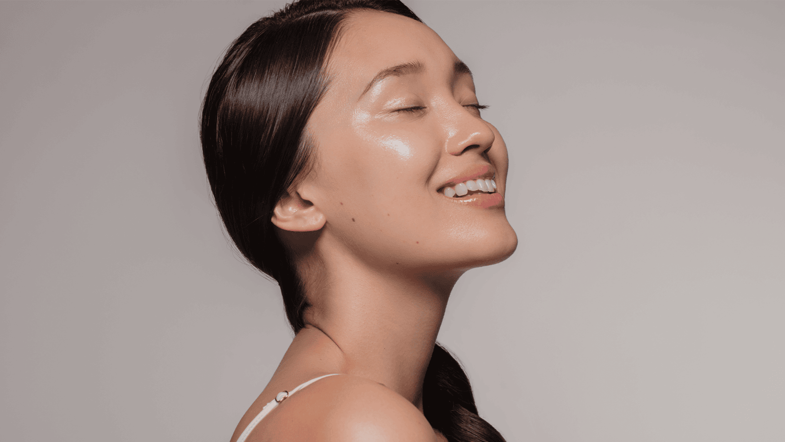Woman smiling post-BBL